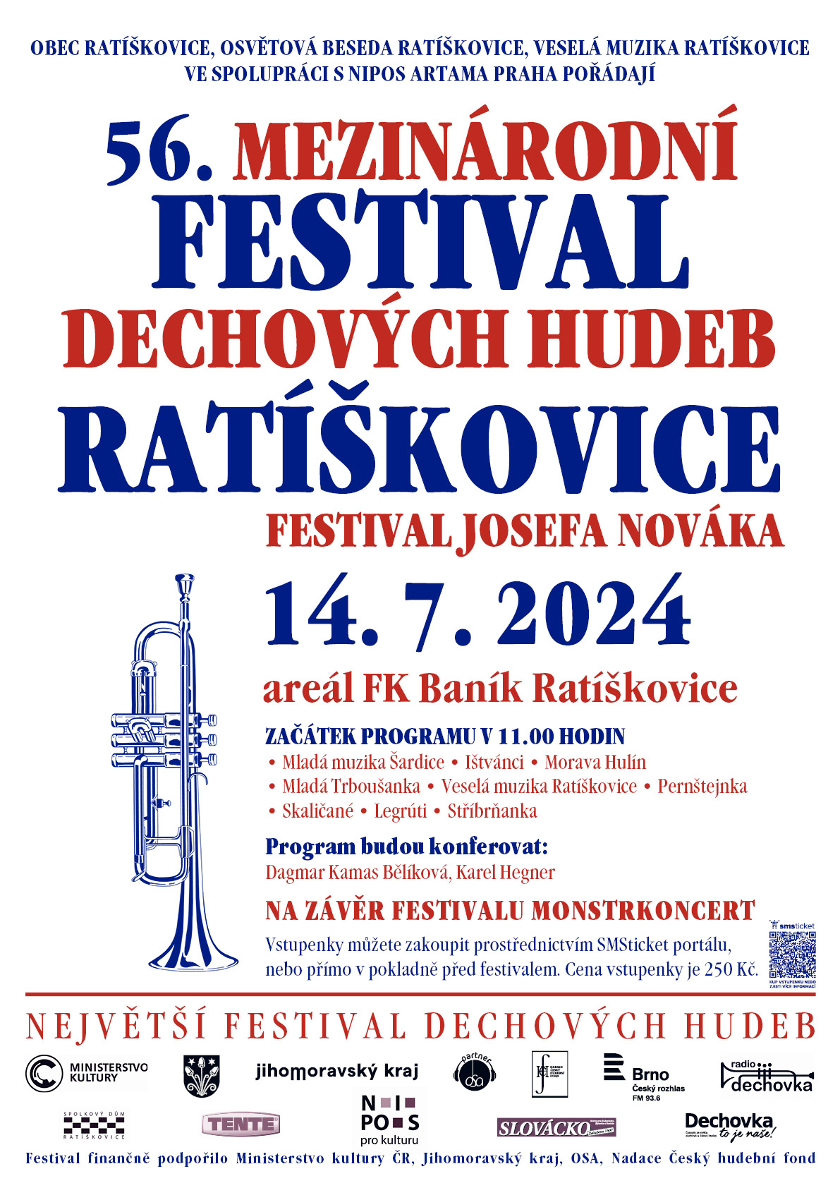 56. Medzinárodný festival dychových hudieb Ratíškovice